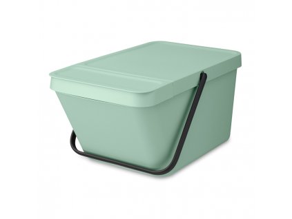 Waste bin SORT & GO 20 l, stackable, jade green, Brabantia