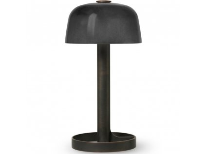 Portable table lamp SOFT SPOT 24,5 cm, LED, smoke, Rosendahl