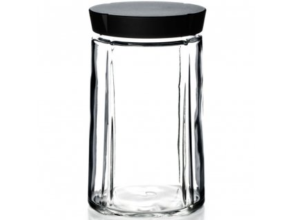 Kitchen storage jar GRAND CRU 1 l, black, Rosendahl