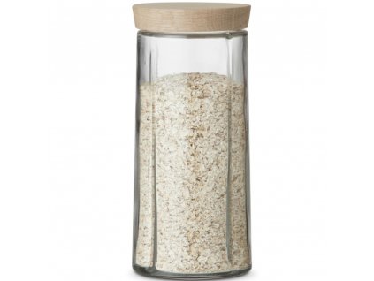 Kitchen storage jar GRAND CRU 1,5 l, oak lid, Rosendahl