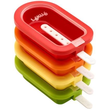 Ice cream moulds, stackable, set of 4 pcs, Lékué