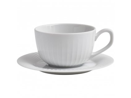Coffee cup with saucer HAMMERSHOI 250 ml, white, Kähler