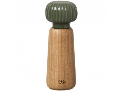 Salt or pepper mill HAMMERSHOI 18,5 cm, dark green, Kähler