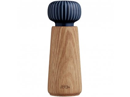 Salt or pepper mill HAMMERSHOI 18,5 cm, indigo, Kähler