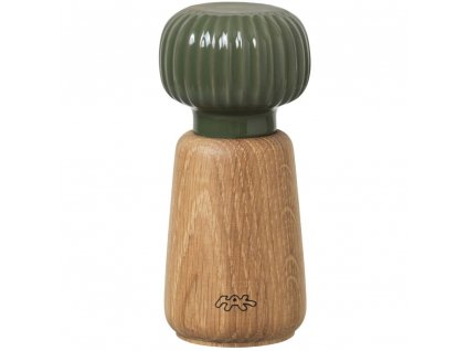 Salt or pepper mill HAMMERSHOI 14,5 cm, dark green, Kähler