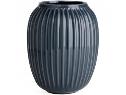 Vase HAMMERSHOI 21 cm, anthracite grey, Kähler