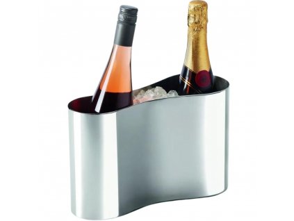 Wine bottle cooler VALERIE 28 cm, silver, Philippi