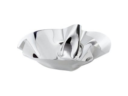 Decorative fruit bowl MARGARETHE 50 x 18 cm, silver, Philippi