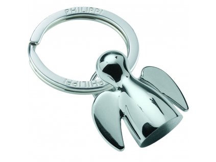 Keychain ANGELO 5 cm, silver, Philippi