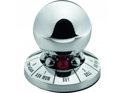 Anti-stress decor ball DECISION MAKER 5 cm, silver, Philippi