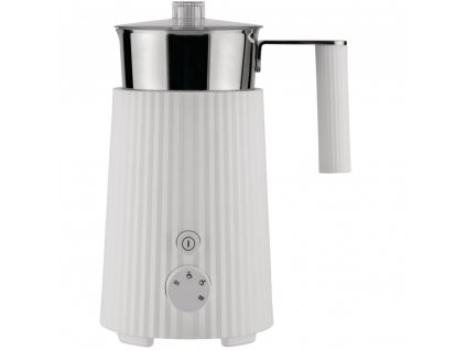 Milk frother PLISSÉ, white, Alessi