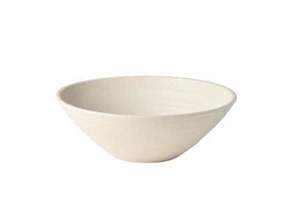 Dining bowl RECYCLED WHITE SAND 25 cm, MIJ