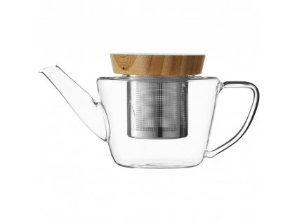 Teapot INFUSION 500 ml, brown, glass, Viva Scandinavia