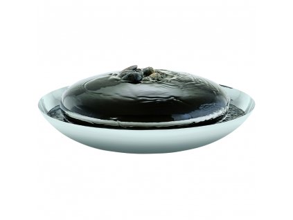 Indoor water fountain SPRING 40 cm, silver, Philippi