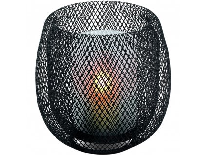 Lantern MESH 20 cm, black, Philippi