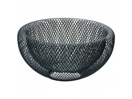 Fruit bowl MESH 25 cm, black, Philippi