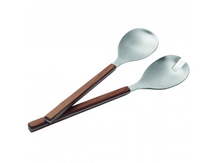 Salad spoons set BRICK 30 cm, brown, Philippi