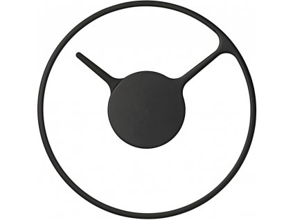 Wall clock TIME 30 cm, black, Stelton