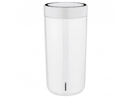 Travel mug TO GO CLICK 400 ml, chalk, Stelton