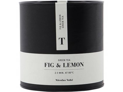 Green tea FIG & LEMON 100 g loose leaf tea, Nicolas Vahé