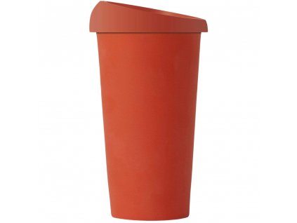 Tea mug with lid ANYTIME EMMA 450 ml, orange, Viva Scandinavia