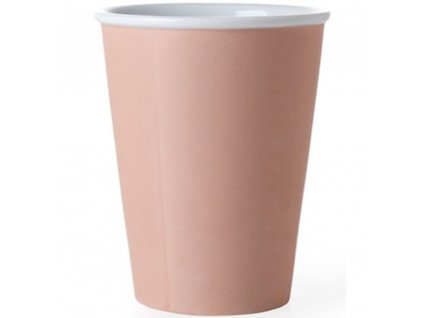 Tea mug ANYTIME ANDY 300 ml, pink, porcelain, Viva Scandinavia