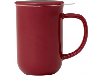 Tea infuser mug MINIMA 500 ml, red, Viva Scandinavia