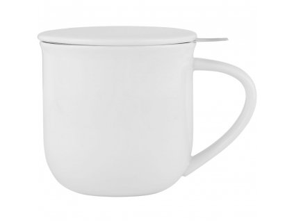 Tea infuser mug MINIMA EVA, 380 ml, white, Viva Scandinavia