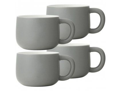 Tea cup ISABELLA, set of 4 pcs, 250 ml, grey, Viva Scandinavia