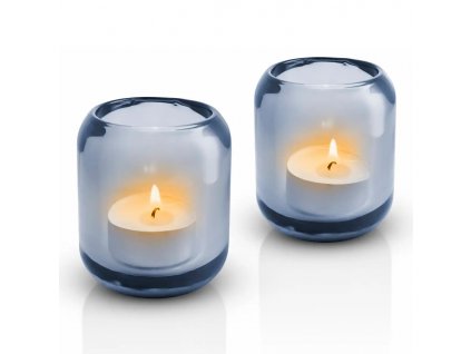 Tealight holder ACORN set of 2 pcs, sea blue, Eva Solo