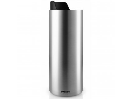 Travel mug URBAN TO GO 350 ml, black lid, stainless steel, Eva Solo