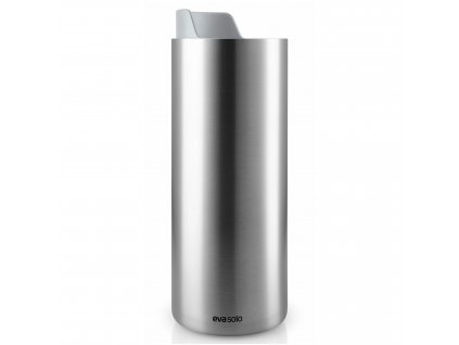 Travel mug URBAN TO GO 350 ml, marble grey lid, stainless steel, Eva Solo