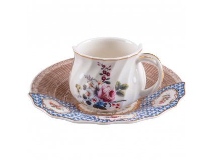 Coffee cup with saucer HYBRID DJENNE, Seletti