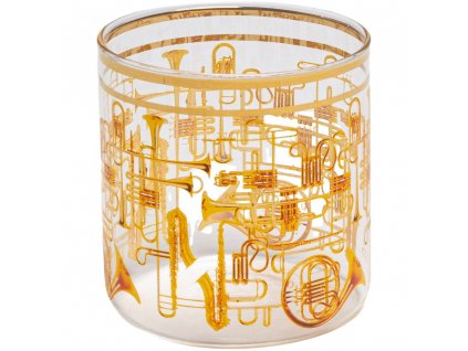 Water glass TOILETPAPER TRUMPETS 8,5 cm, Seletti