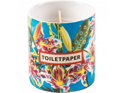Scented candle TOILETPAPER FLOWERS 9,5 cm, Seletti