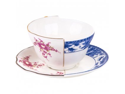 Tea cup with saucer HYBRID ZENOBIA, Seletti