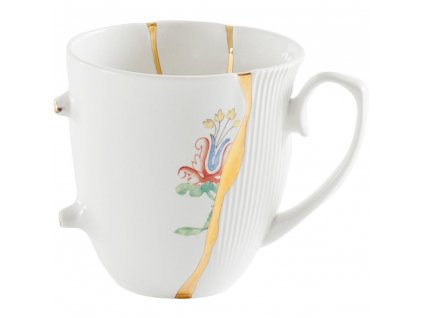 Tea mug KINTSUGI 2, white, Seletti