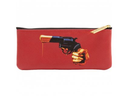 Pencil case TOILETPAPER REVOLVER 21 x 9 cm, Seletti