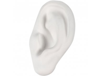 Home decoration porcelain ear MEMORABILIA MVSEVM 24,5 cm, white, Seletti