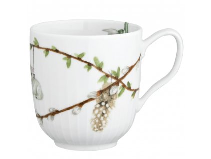 Mug HAMMERSHOI SPRING 330 ml, easter motif, white, Kähler