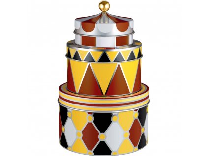 Kitchen stroage jar CIRCUS, set of 3 pcs, multi-coloured, Alessi