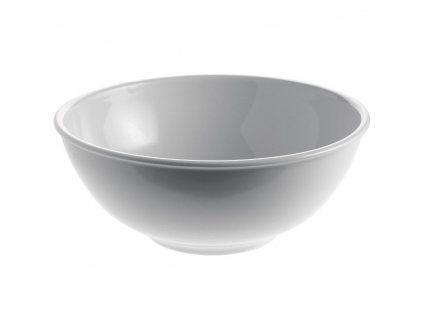 Salad bowl PLATEBOWLCUP 21 cm, 1,5 l, white, Alessi