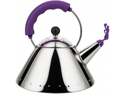 Stovetop kettle 9093, silver/purple, Alessi