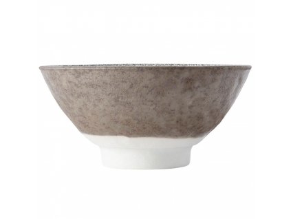 Dining bowl CRAZED GREY 450 ml, 15 cm, MIJ