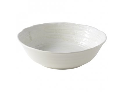 Bowl WHITE SPIRAL MIJ 900 ml, white