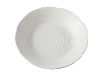 Bowl WHITE SPIRAL MIJ 600 ml, white