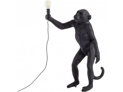 Table lamp STANDING MONKEY 54 cm, black, Seletti