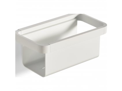 Shower shelf RIM 22 cm, deep, white, aluminium, Zone Denmark