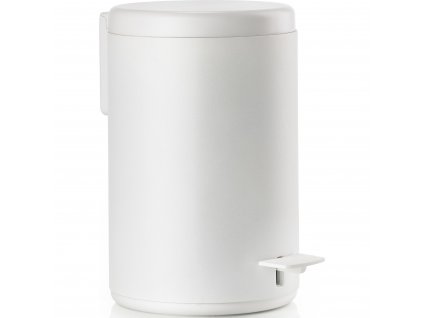 Bathroom bin RIM 3 l, white, aluminium, Zone Denmark