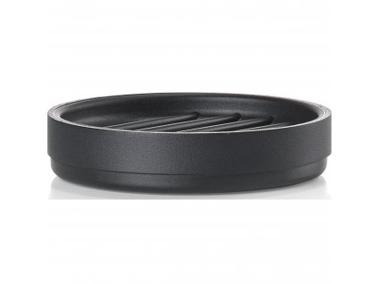 Soap dish RIM 11 cm, black, aluminum, Zone Denmark